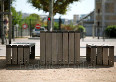 mobilier urbain place mérieux à Lyon