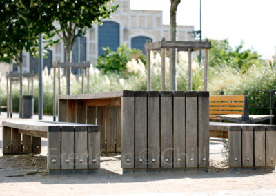 mobilier urbain place mérieux à Lyon